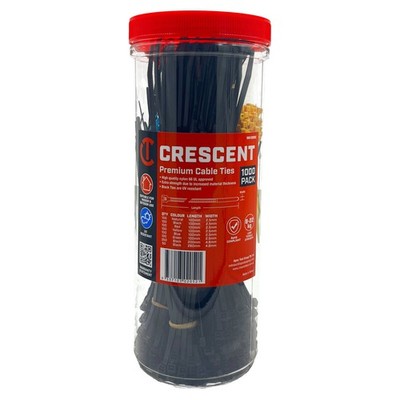 Premium Cable Ties Mixed Canister 1000pc Car Wiring Adapter