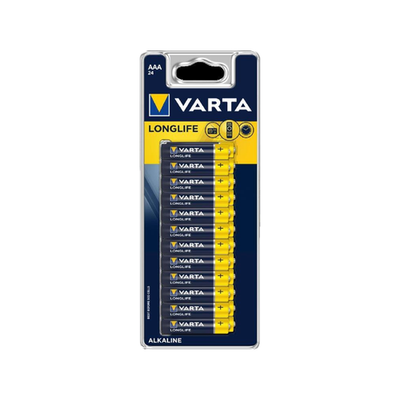 Varta AAA Alkaline Batteries - 24 pieces