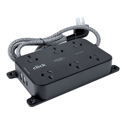 Click 6 Outlet Powerboard Workshop Tool