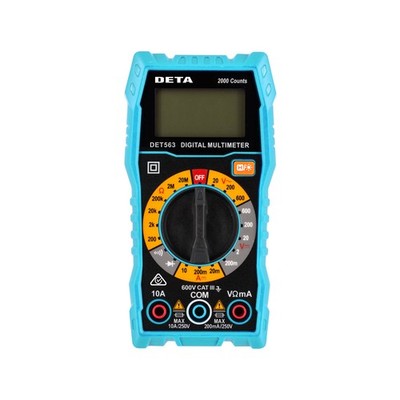 DETA 600V Compact Digital Multimeter Workshop Tool