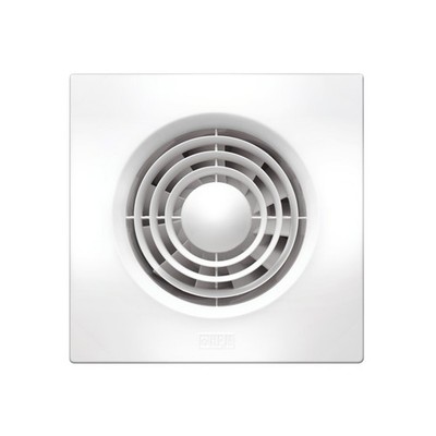 HPM 100mm Square Slimline Wall Exhaust Fan Workshop Tool