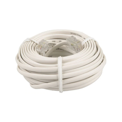 Jackson 10m RJ12 White Telephone Lead Workshop Tool