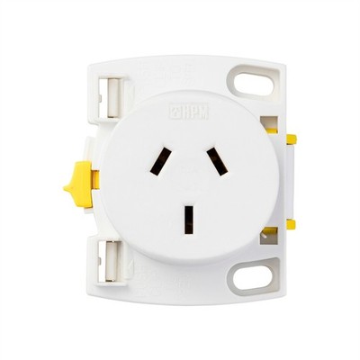 HPM Quick Connect Plug Base 3 Flat Pin