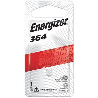 Energizer 364/363 Silver Oxide Button Battery 2 pcs
