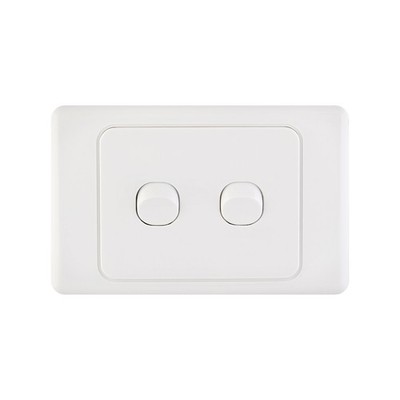 DETA White Double Switch