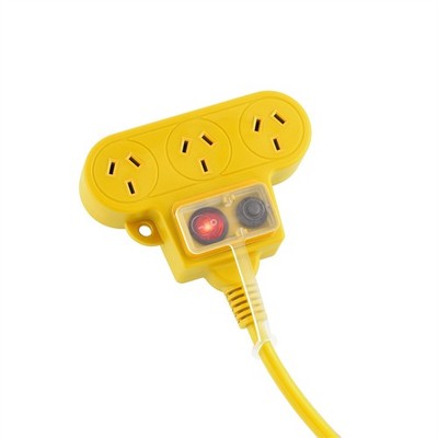 Arlec 15m Heavy Duty Triple Socket Extension Lead Workshop Tool