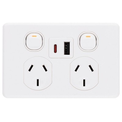 DETA X6 Double Power Point with USB A+C PD20W Fast Charging Car Charger