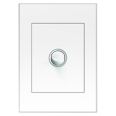 HPM VIVO 1 Gang Wall Switch - 1 Gang White