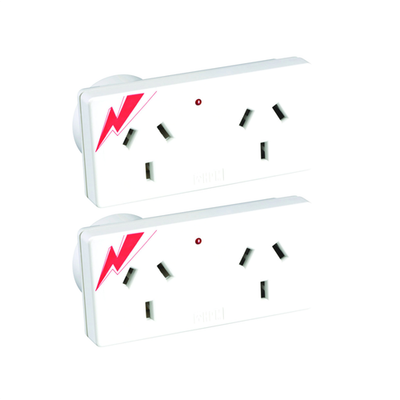 HPM Surge Protected Double Adaptor - 2 pieces Car Wiring Adapter