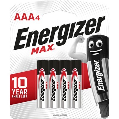 Energizer Max AAA Battery - 4 pieces