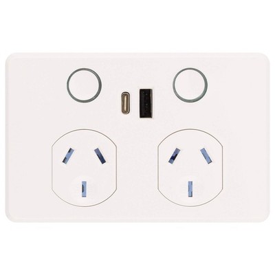 DETA Touch Double Power Point with USB A+C PD20W Fast Charging Car Charger