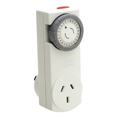 HPM Slimline 24HR Analogue Timer