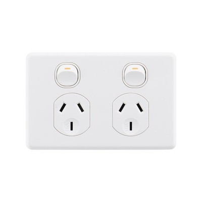 DETA X6 White Matte Double Power Point