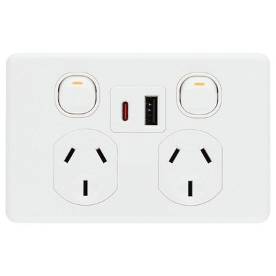 DETA X6 Double Power Point With USB A+C PD30W Rapid Charging Car Charger