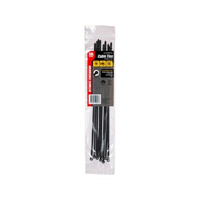 Gardner Bender 280mm Black Precise Lock Cable Ties 2 pcs Car Wiring Adapter