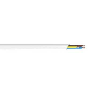DETA 20m 1mm² White 3-Core Cable Car Wiring Adapter