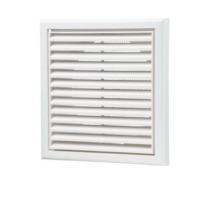 Blauberg 150mm White Square Fixed Grille