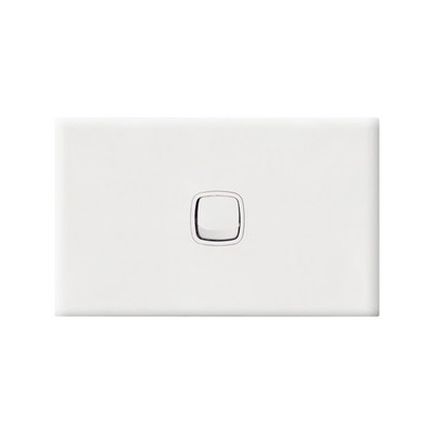 HPM Excel 1 Gang Horizontal Wall Switch