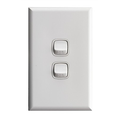 HPM EXCEL 2 Gang Wall Switch