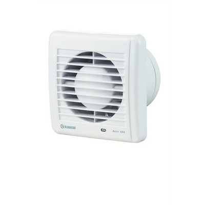 Blauberg 100mm White AERO Wall / Ceiling Exhaust Fan With Run On Timer