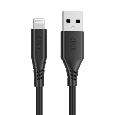 Click 1.5M USB-A to Lightning Cable (MFi) Car Wiring Adapter Car Charger