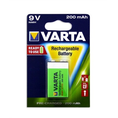 Varta NiMH Rechargeable 9V Battery - 1 piece