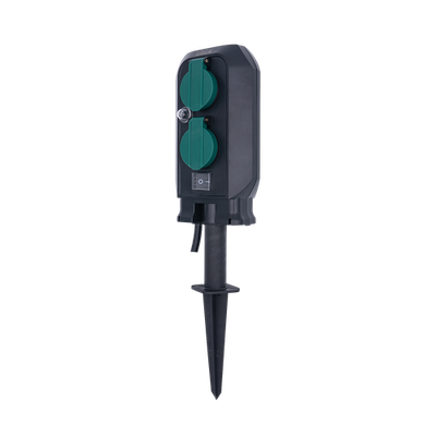 Click 4 Outlet Power Garden Stake Socket Workshop Tool