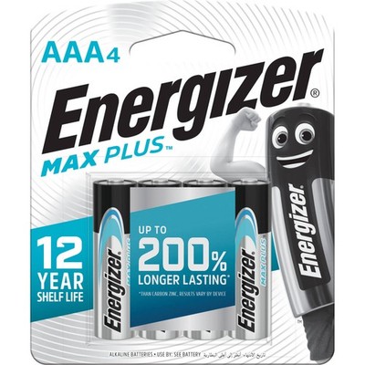 Energizer Max Plus AAA Battery - 4 pieces