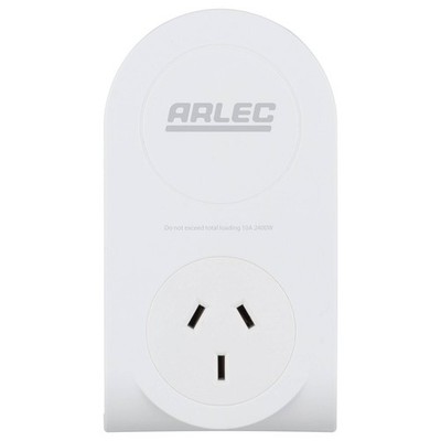 Arlec Power Adaptor with Retractable USB Cable Car Wiring Adapter Car Charger