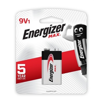 Energizer Alkaline Max 9V Battery - 1 piece