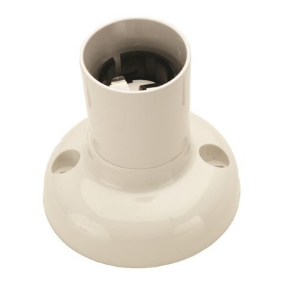 HPM 68mm White 2Amp 4 Terminal Batten Holder Car Wiring Adapter
