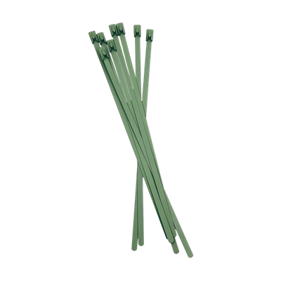 Stainless Steel Cable Ties 200MM X 4.6MM 10Pk. OLIVE Car Wiring Adapter