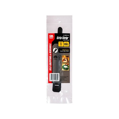 Gardner Bender 203mm Black Hook And Loop Cable Ties - 5 pieces Car Wiring