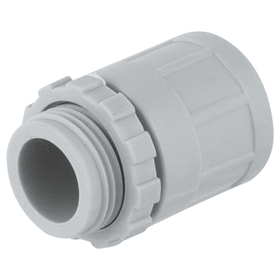 DETA 20mm Grey PVC Conduit Adaptor With Lock Ring 10 pcs Car Wiring Adapter