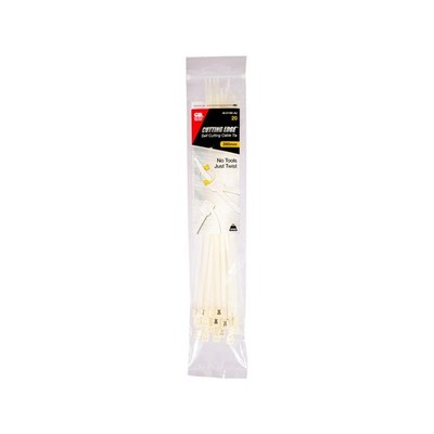 Gardner Bender 280 x 4.3mm Self-Cutting Cable Ties - 20 pieces Car Wiring