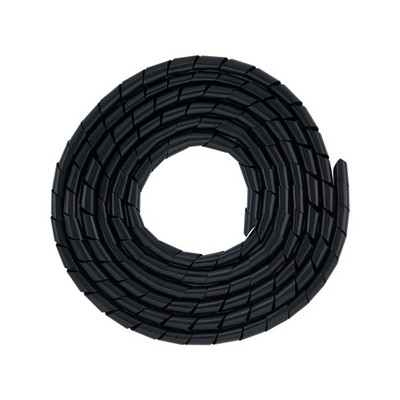 CLICK 5m x 15mm Black Spiral Wrap - 15mm
