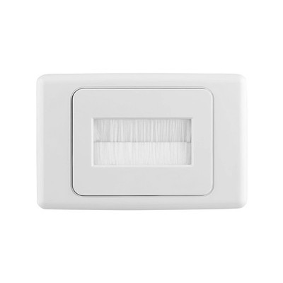 DETA White Brush Wall Cover Plate - Single Pack