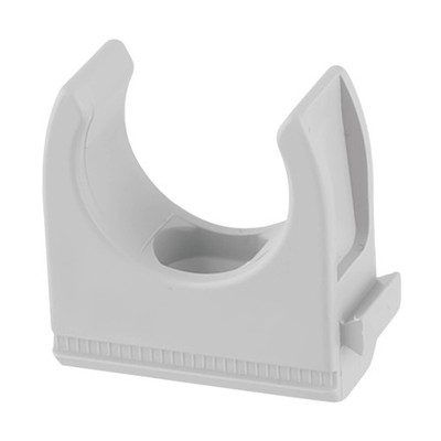 DETA 20mm Grey PVC Conduit Mounting Clip 10 pcs