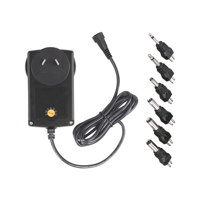 Antsig 3-12 VDC Multi Voltage Power Supply with Plug Adaptors TV Cable