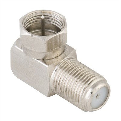 Antsig Right Angle F Connector Adaptor TV Cable