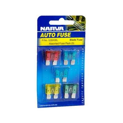 Narva 10-30Amp Standard ATS Blade Fuse Assortment 2 pcs Car Wiring Adapter