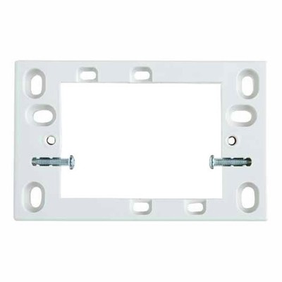 HPM 18mm Surface Mounting Block - White Door Hardware