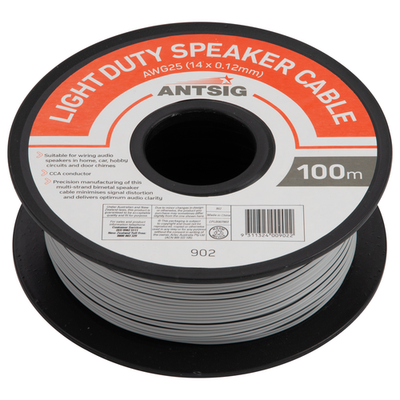 Antsig 14 x 0.12mm Light Duty Speaker Cable - Linear Metre 10 pcs Electronics