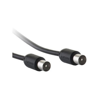 Antsig 1.5m Black Pal TV Lead - 1.5m