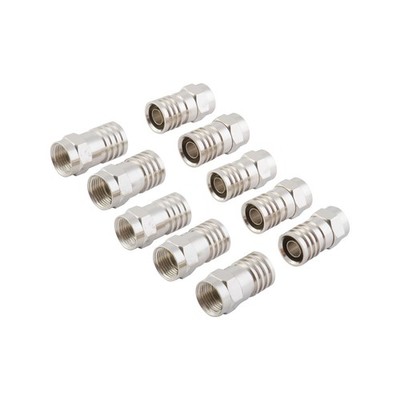 Antsig F59 Crimp Connector for RG6 Cable Heavy Gauge - 10 pieces