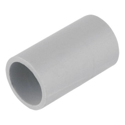 DETA 20mm Grey PVC Conduit Plain Coupling 10 pcs