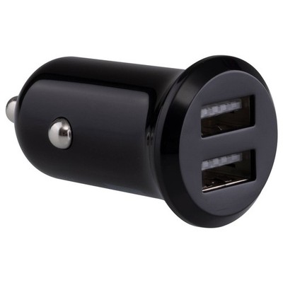 Click 12W 2 Port USB Car Charger