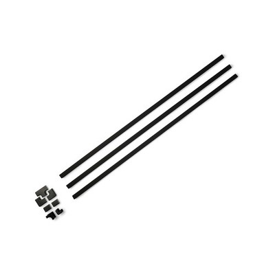Wiremold CordMate II 12ft Black Cord Cover Kit