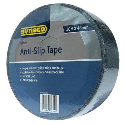 Syneco 20m x 48mm Black Anti-Slip Tape