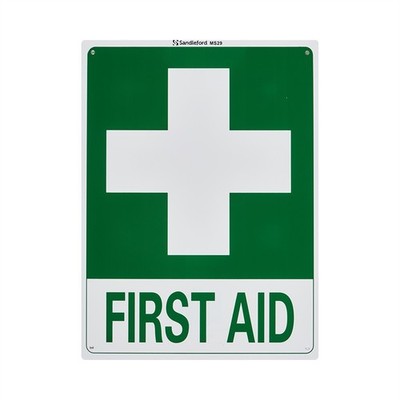 Sandleford 300 x 225mm First Aid Plastic Sign